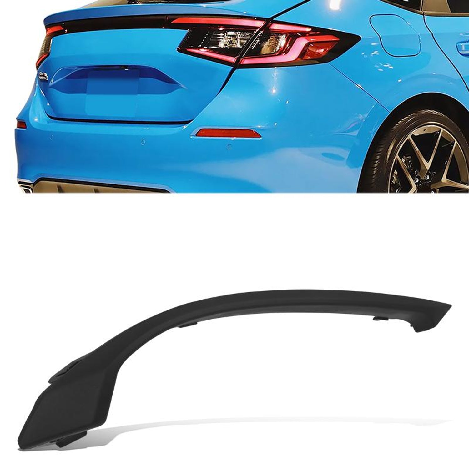 Rear Left Side Bumper Cover Molding Trim <br> 22-04 Honda Civic
