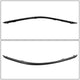 Rear Right Side Bumper Cover Molding Trim <br> 19-22 Honda Pilot