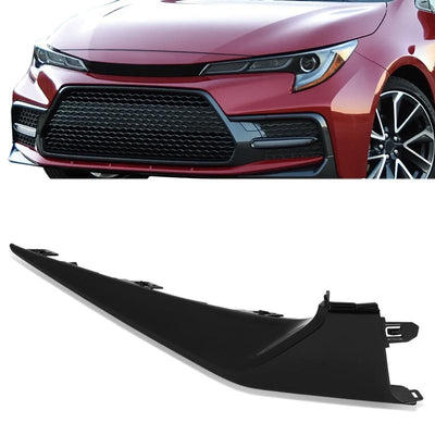 Front Left Side Bumper Cover Extension <br> 23-04 Toyota Corolla Sedan