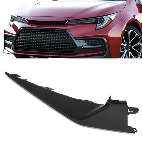 Front Left Side Bumper Cover Extension <br> 23-04 Toyota Corolla Sedan