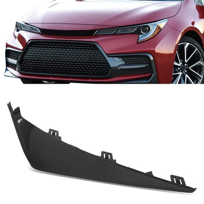 Front Right Side Bumper Cover Extension <br> 20-02 Toyota Corolla 4-Door Sedan