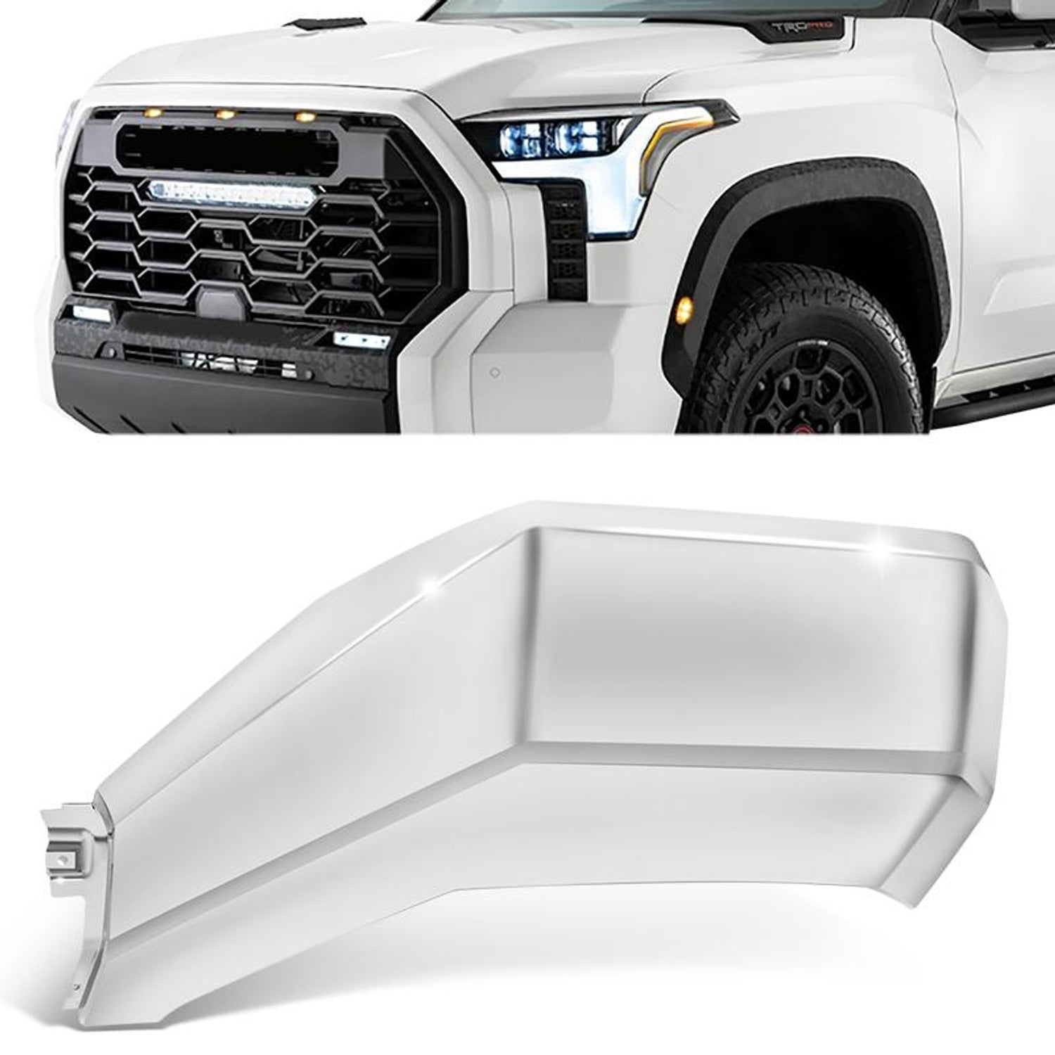 Front Right Side Bumper Cover Molding Trim <br> 22-04 Toyota Tundra