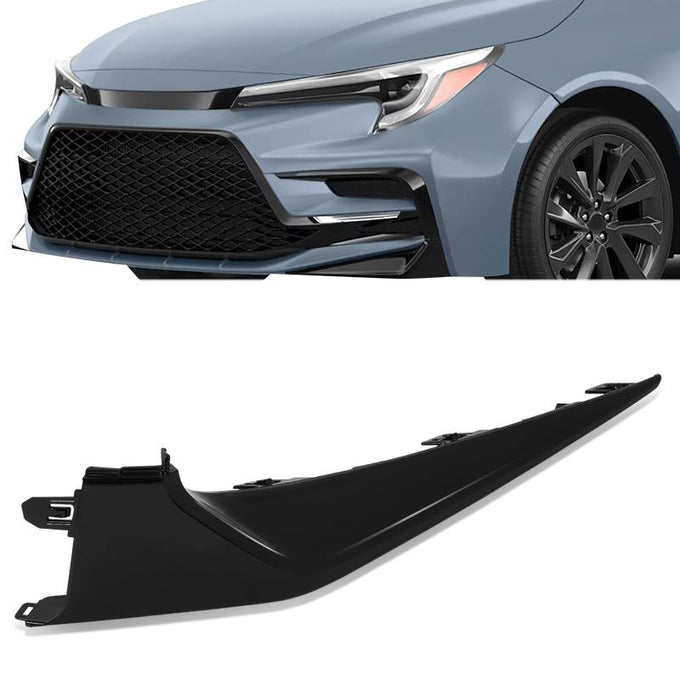 Front Right Side Bumper Cover Extension <br> 20-02 Toyota Corolla Sedan