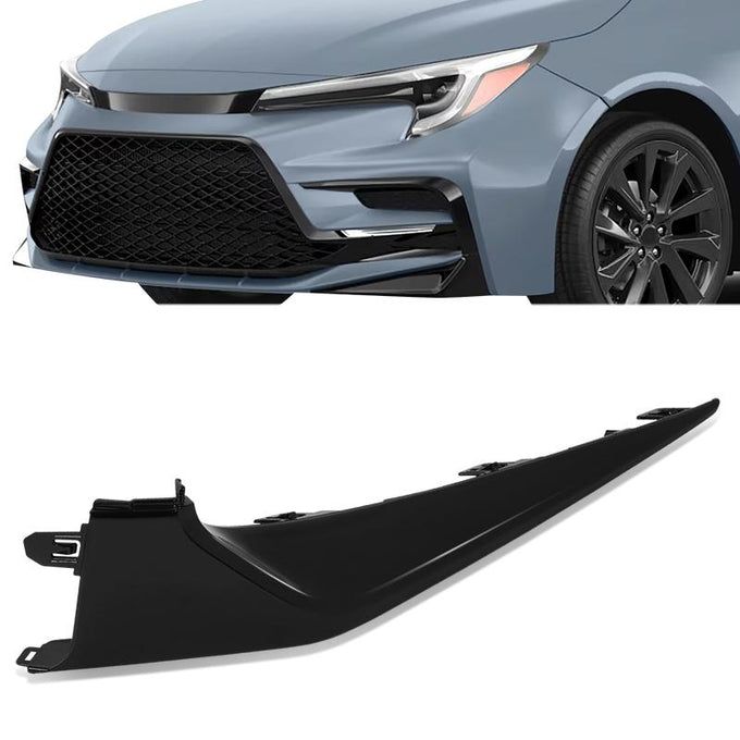 Front Right Side Bumper Cover Extension <br> 23-04 Toyota Corolla Sedan