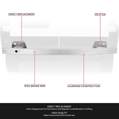 Factory Style Rear Bumper Reinforcement<br>15-22 Ram Promaster City