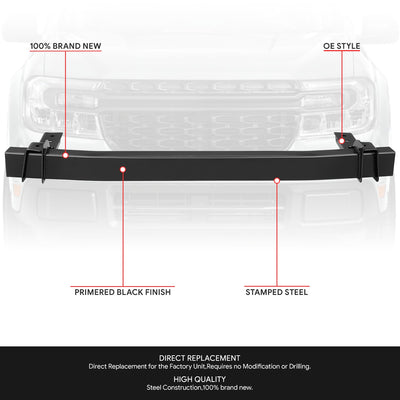 Factory Style Rear Bumper Reinforcement<br>22-26 Ford Maverick
