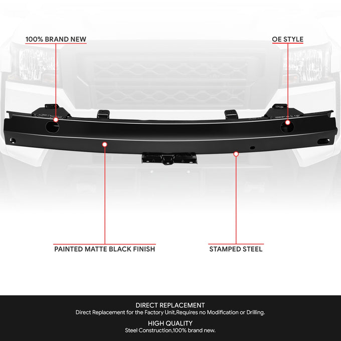 Factory Style Front Bumper Reinforcement<br>22-25 Nissan Frontier