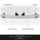 Factory Style Front Bumper Reinforcement<br>23-25 Toyota Sequoia, 22-24 Tundra