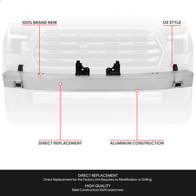 Factory Style Front Bumper Reinforcement<br>23-25 Toyota Sequoia, 22-24 Tundra