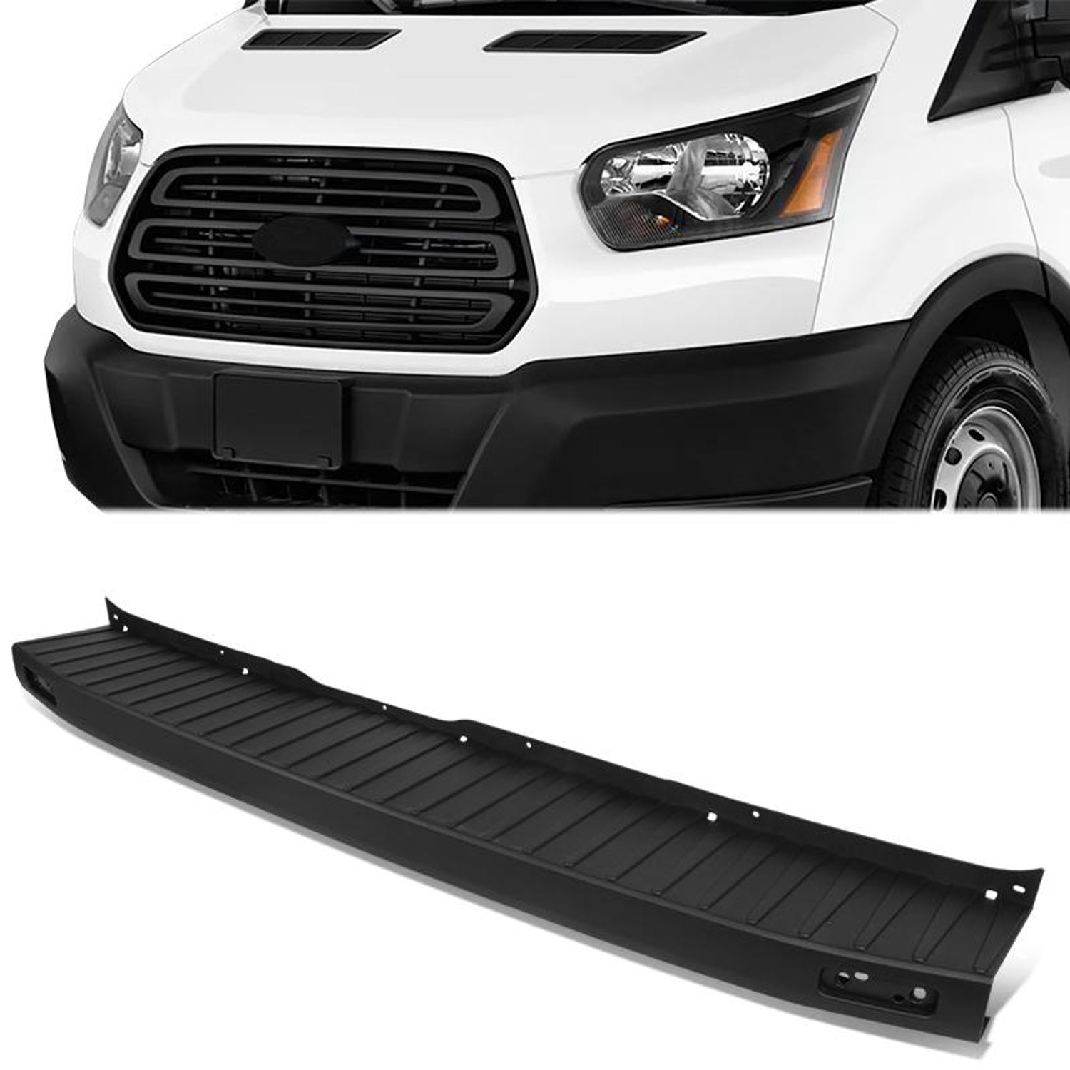 Rear Bumper Step Pad Cover Plate <br> 15-19 Ford Transit 150 250 350