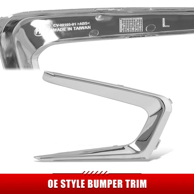 Factory Style Fog Lamp Bezel(Front, Driver) <BR>16-18 Chevy Malibu