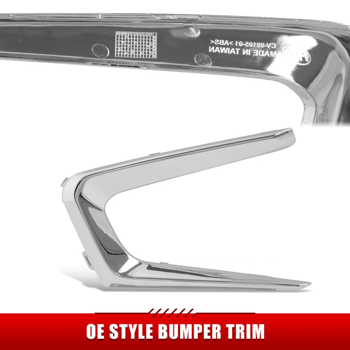 Factory Style Fog Lamp Bezel(Front, Passenger) <BR>16-18 Chevy Malibu