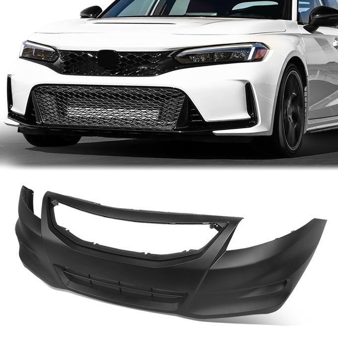 Front Bumper Cover (w/Fog Light Holes) <br> 11-12 Honda Accord EX, EX-L, LX-S