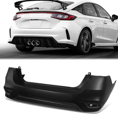 Factory Style Rear Bumper Cover <br> 16-19 Nissan Sentra