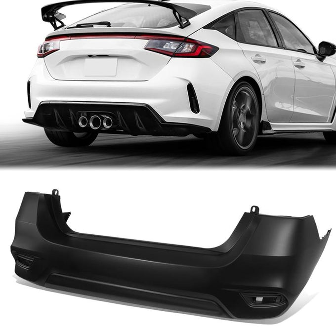 Factory Style Rear Bumper Cover <br> 16-19 Nissan Sentra