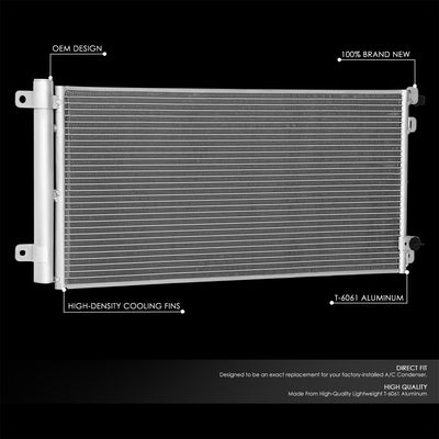 Factory Style A/C Condenser <BR>16-21 Honda Civic