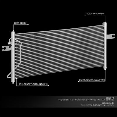 Factory Style A/C Condenser <br> 98-02 Nissan Frontier, Xterra