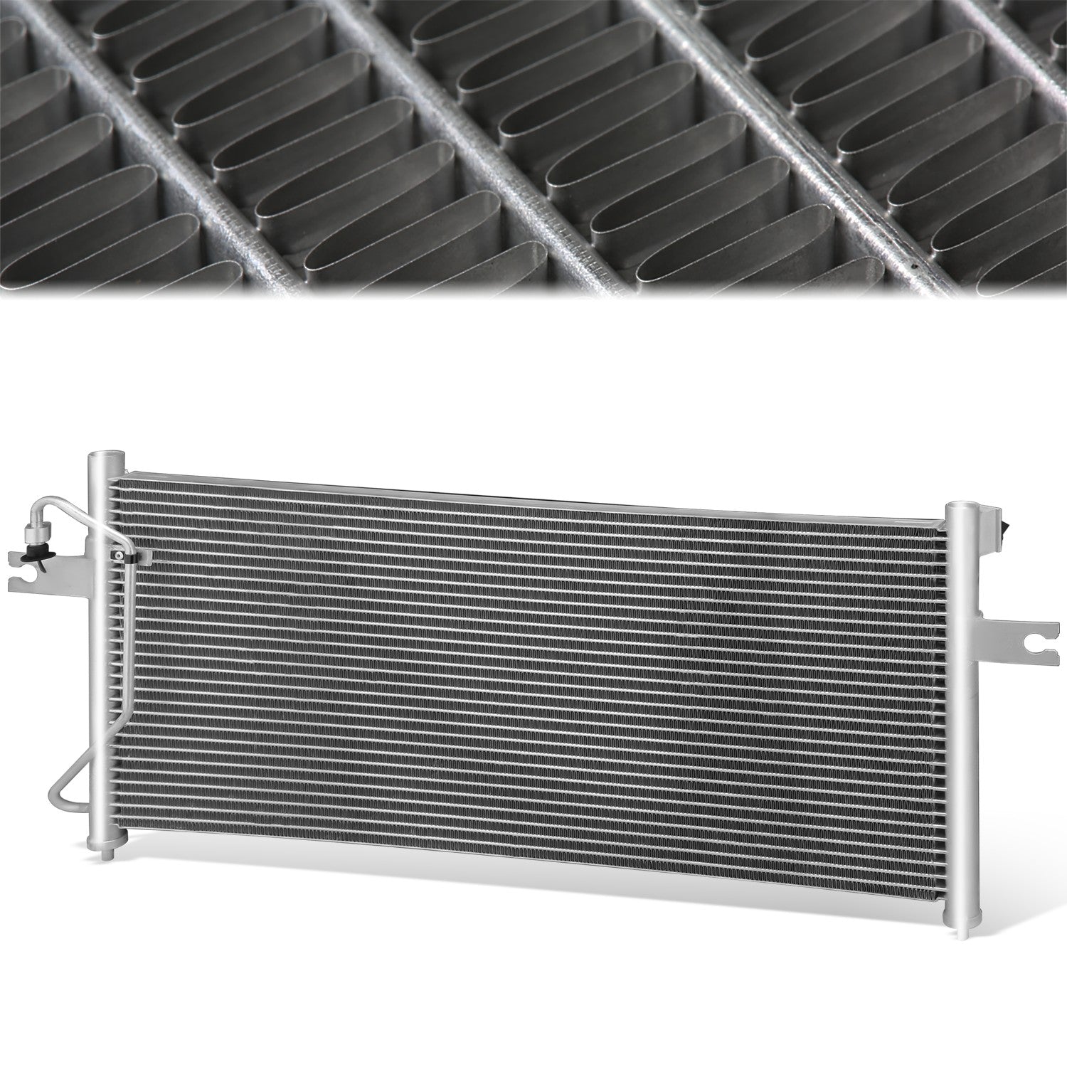 Factory Style A/C Condenser <br> 98-02 Nissan Frontier, Xterra