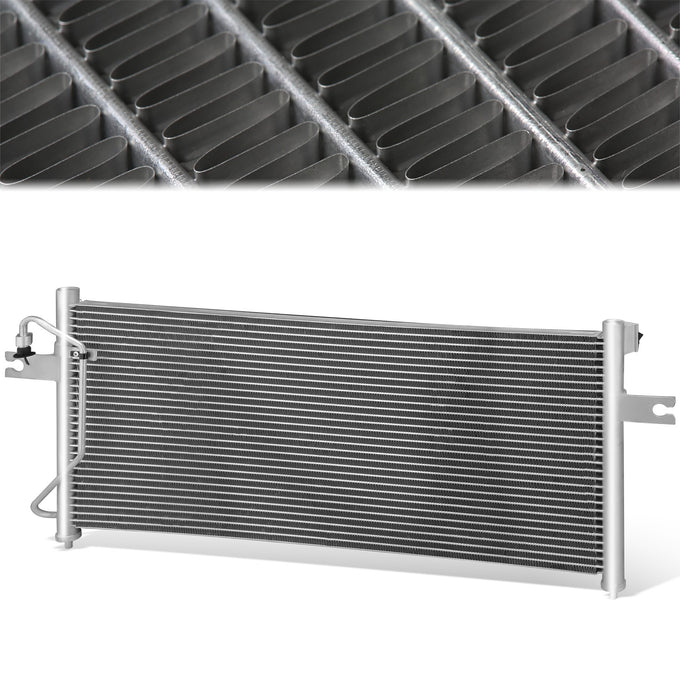 Factory Style A/C Condenser <br> 98-02 Nissan Frontier, Xterra