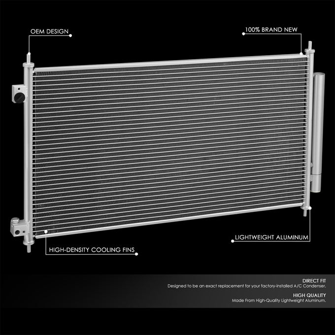Factory Style A/C Condenser <br> 13-18 Acura RDX