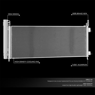 Factory Style Aluminum A/C Condenser <BR>16-18 Toyota RAV4