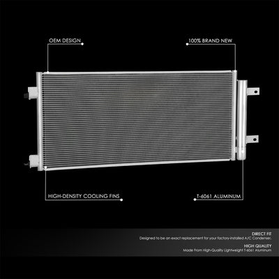 Factory Style Aluminum A/C Condenser <BR>16-18 Chevy Cruze