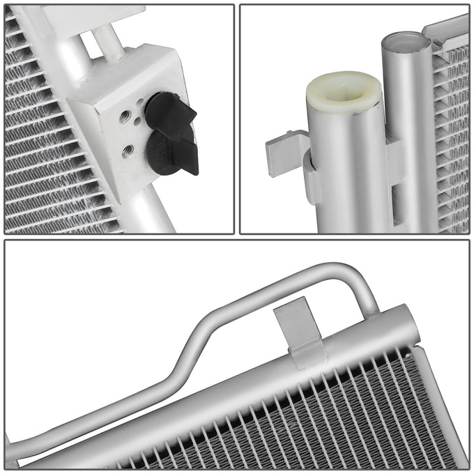 Factory Style Aluminum A/C Condenser <BR>16-18 Hyundai Tucson 1.6L