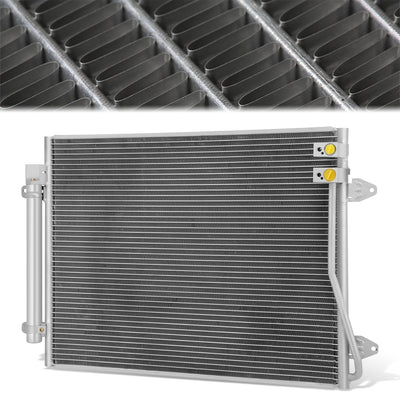 Factory Style Aluminum A/C Condenser <BR>17-21 Volkswagen Passat