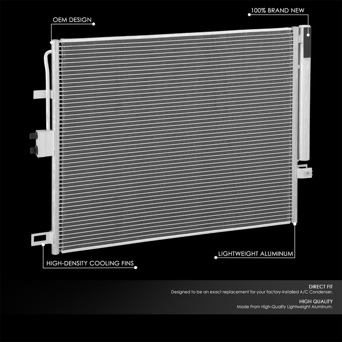 Factory Style A/C Condenser <br> 15-20 Dodge Durango