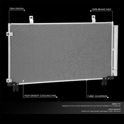 Factory Style A/C Condenser <BR> 17-20 Toyota Sienna