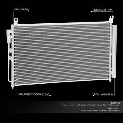 Factory Style A/C Condenser <BR> 16-2022 Infiniti Q50, Q60