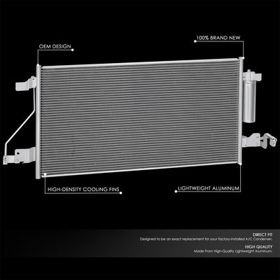 Factory Style A/C Condenser <br> 16-19 Nissan Titan XD