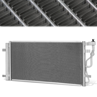 Factory Style Aluminum A/C Condenser <BR>17-19 Hyundai Elantra