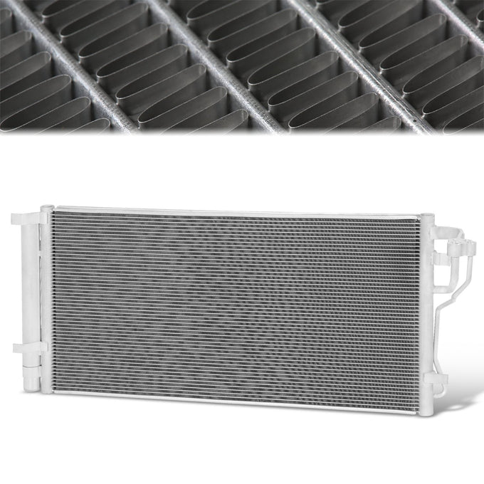 Factory Style A/C Condenser <BR> 16-19 Hyundai Sonata