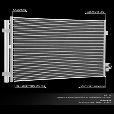 Factory Style A/C Condenser <br> 16-22 BMW 750I, Alpina B7, M5,M550I,M760I