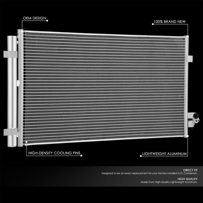 Factory Style A/C Condenser <br> 16-22 BMW 750I, Alpina B7, M5,M550I,M760I