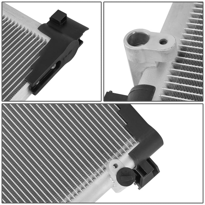 Factory Style Aluminum A/C Condenser <BR>17-22 Toyota Prius Prime