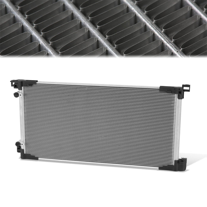 Factory Style Aluminum A/C Condenser <BR>17-22 Toyota Prius Prime