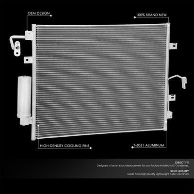 Factory Style A/C Condenser <BR> 17-22 Nissan Titan