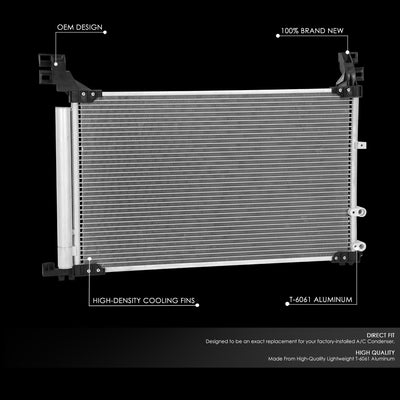 Factory Style A/C Condenser <BR> 16-20 Lexus GS200T, GS300, RC200T, RC300