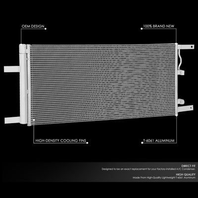 Factory Style A/C Condenser <BR> 17-22 Ford F-250 F-350 F-450 Super Duty