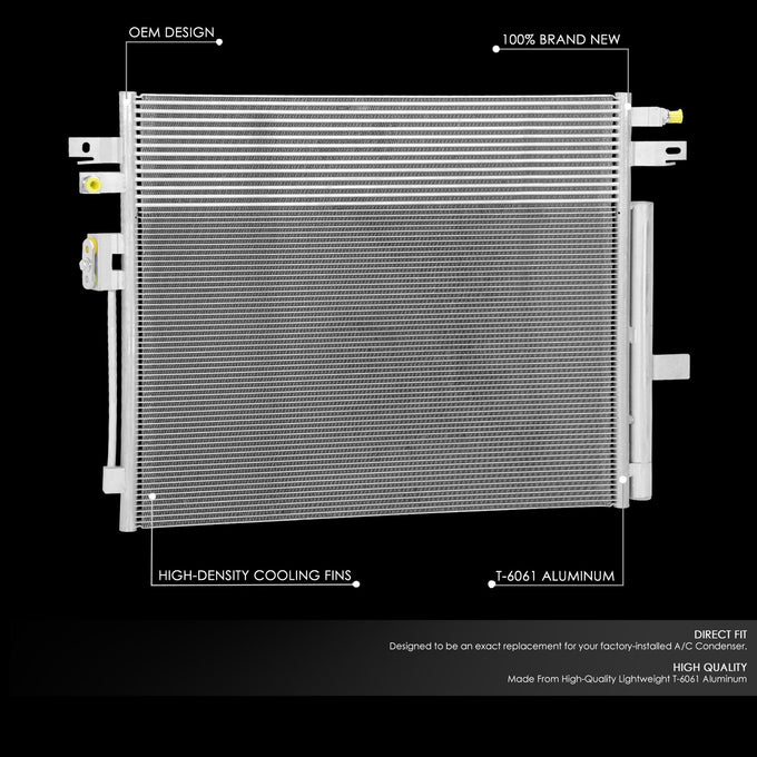 Factory Style A/C Condenser <BR> 16-2022 Chevy/GMC Colorado Canyon
