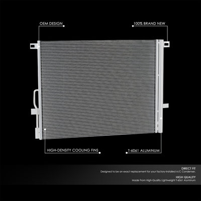 Factory Style Aluminum A/C Condenser <BR>18-23 Buick Enclave, Chevy Traverse