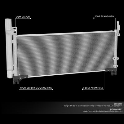 Factory Style A/C Condenser <BR> 13-16 Lexus GS450H