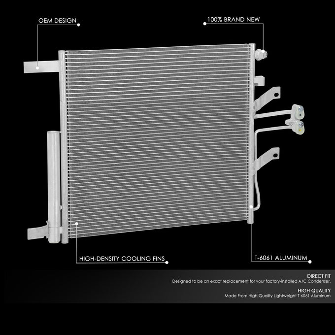 Factory Style A/C Condenser <BR> 19-24 RAM 1500 Classic