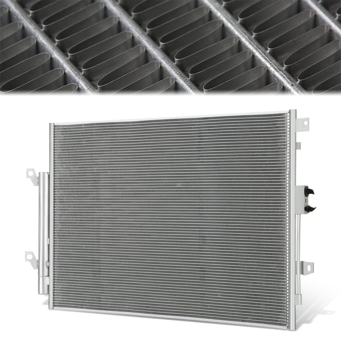 Factory Style Aluminum A/C Condenser <BR>19-24 Jeep Cherokee