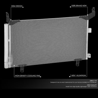 Factory Style A/C Condenser <BR> 19-24 Subaru Forester