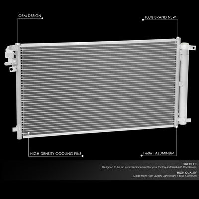 Factory Style A/C Condenser <BR> 18-19 Genesis G80 3.3T
