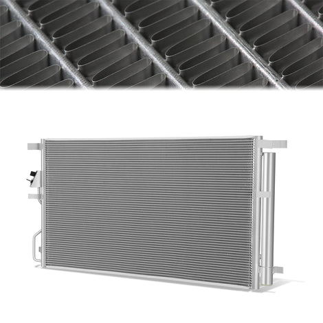Factory Style Aluminum A/C Condenser <BR>19-21 Hyundai Tucson, 20-22 Kia Sportage