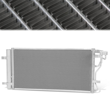 Factory Style A/C Condenser <BR> 19-21 Hyundai Veloster, 20-21 Kia Soul 1.6L